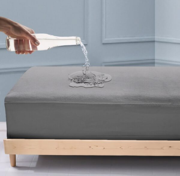 Terry Cotton Waterproof Mattress Protector - Image 2