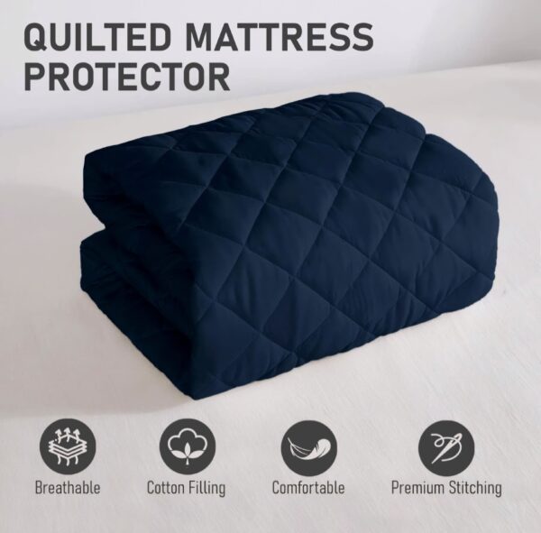 Quilted Fabric Waterproof Mattress Protector - Image 3